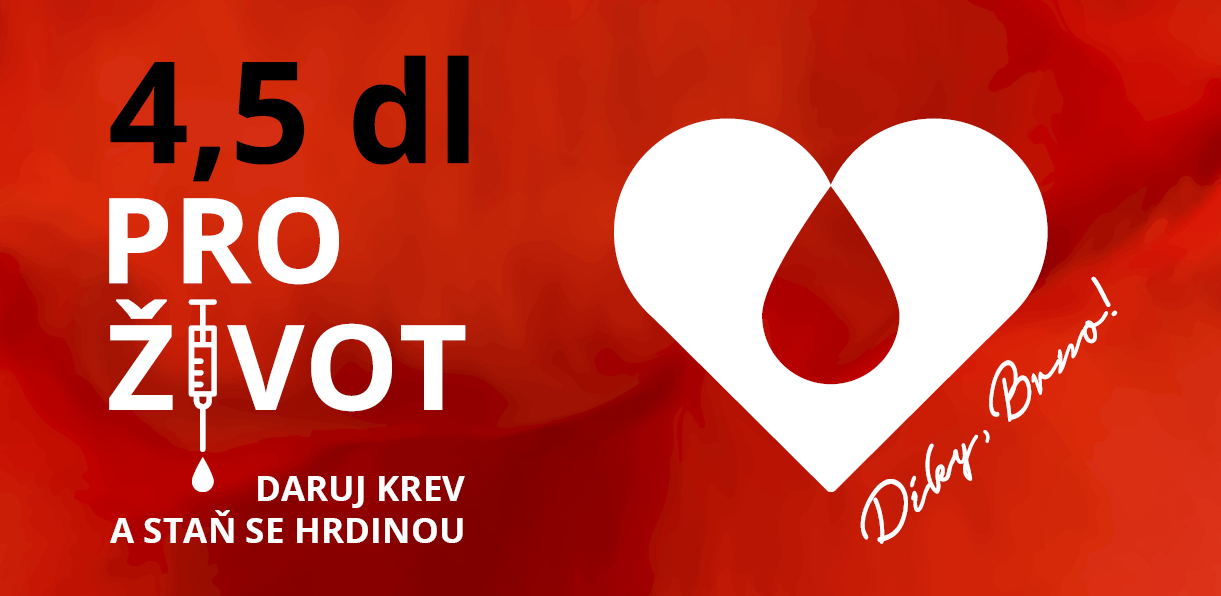 Darujme krev pro Brno, zachraňme lidské životy